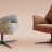 Кресло BELFAST XD841-16 Серый, букле/ GINO-457 Серый, ткань/ Черный, ®DISAUR