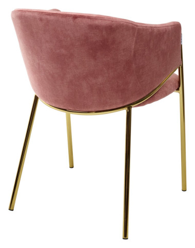 Стул DILL PK6015-20 (VBP220) античный брусничный, велюр/ золотой каркас, М-City — New Style of Furniture