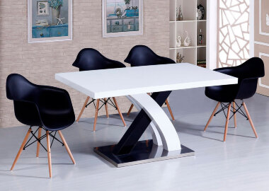 Деревянный стол DT75 белый — New Style of Furniture