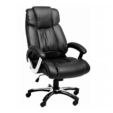 COLLEGE H-8766L-1 чёрный кресло руководителя — New Style of Furniture