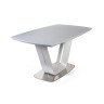 Обеденные столы MONROE белый матовый / капучино фото 2 — New Style of Furniture