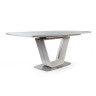 Обеденные столы MONROE белый матовый / капучино фото 5 — New Style of Furniture