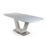 Обеденные столы MONROE белый матовый / капучино фото 9 — New Style of Furniture