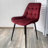 Стулья для кухни Стул ХОФМАН, цвет винный #H47, велюр / черный каркас 4 шт./1 к М-City фото 2 — New Style of Furniture