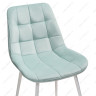 Import.categories_WOODVILLE Келми микровелюр светло-голубой / белый глянец фото 5 — New Style of Furniture