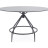 &quot;Ницца&quot; обеденный стол из HPL круглый Ø100см, цвет &quot;серый гранит&quot;
