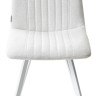 Стулья для кухни Стул ELVIS WZ2042-18 белая галька фактурный велюр / белый каркас М-City фото 7 — New Style of Furniture