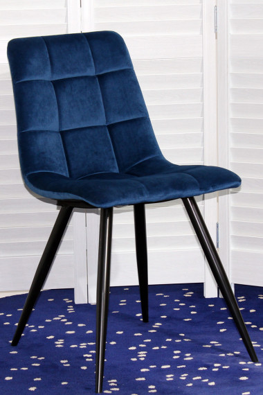 Стул TERAMO UF910-18 NAVY BLUE, велюр М-City — New Style of Furniture