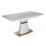 Обеденные столы MADISON 120 бежевый камень / белый / золото фото 4 — New Style of Furniture
