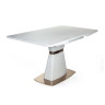 Обеденные столы MADISON 120 бежевый камень / белый / золото фото 6 — New Style of Furniture