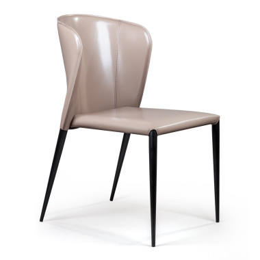 Стул Albert, кожа серый — New Style of Furniture
