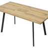 Ламинированные столы Стол ФИН 120 Дуб Шерман коньяк/ черный каркас М-City фото 6 — New Style of Furniture