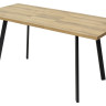 Ламинированные столы Стол ФИН 120 Дуб Шерман коньяк/ черный каркас М-City фото 7 — New Style of Furniture