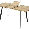 Ламинированные столы Стол ФИН 120 Дуб Шерман коньяк/ черный каркас М-City фото 9 — New Style of Furniture