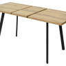 Ламинированные столы Стол ФИН 120 Дуб Шерман коньяк/ черный каркас М-City фото 10 — New Style of Furniture
