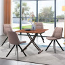 Столы-трансформеры B2442-3 орех / антрацит фото 2 — New Style of Furniture
