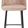 Барные столы и стулья Полубарный стул НИРВАНА, цвет бежевый B-05, велюр / черный каркас H=63cm М-City фото 4 — New Style of Furniture