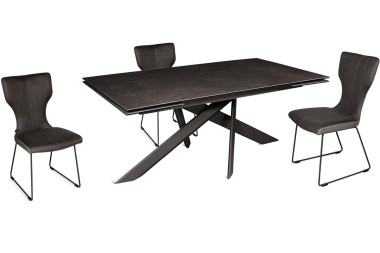 Керамический стол AMADEY антрацит  — New Style of Furniture
