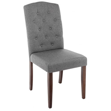 dark walnut / fabric grey — New Style of Furniture