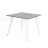 &quot;Руссо&quot; обеденный стол из HPL квадратный 90х90см, цвет светло-серый
