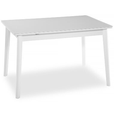 Обеденный стол БЕЙСИК 6 экстрабелый / белый — New Style of Furniture