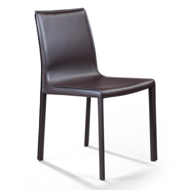 Стул Barrie, кожа коричневый — New Style of Furniture