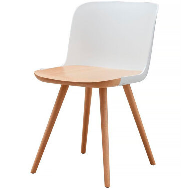Деревянный стул DC-S097A белый — New Style of Furniture