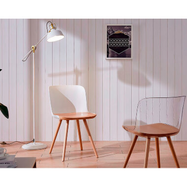 Деревянный стул DC-S097A белый — New Style of Furniture