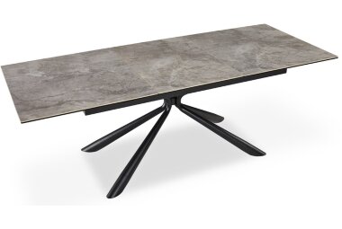 Керамический стол HUGO серый / чёрный — New Style of Furniture