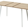 Ламинированные столы Стол ФИН 120 Дуб Канзас/ белый каркас М-City фото 5 — New Style of Furniture