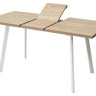 Ламинированные столы Стол ФИН 120 Дуб Канзас/ белый каркас М-City фото 6 — New Style of Furniture