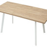 Ламинированные столы Стол ФИН 120 Дуб Канзас/ белый каркас М-City фото 8 — New Style of Furniture