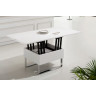 Столы-трансформеры В2218 белый глянец / хром фото 6 — New Style of Furniture