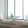 Столы-трансформеры B2166 белый глянец / серебристый фото 6 — New Style of Furniture