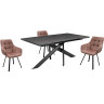 Обеденные столы AMADEY серый камень / антрацит фото 2 — New Style of Furniture