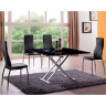 Столы-трансформеры B2166 чёрный глянец / серебристый фото 4 — New Style of Furniture