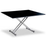 Столы-трансформеры B2166 чёрный глянец / серебристый фото 2 — New Style of Furniture