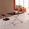 Столы-трансформеры B2166 чёрный глянец / серебристый фото 7 — New Style of Furniture