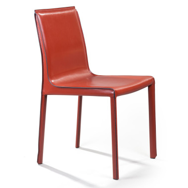 Стул Barrie, кожа ретро красный — New Style of Furniture