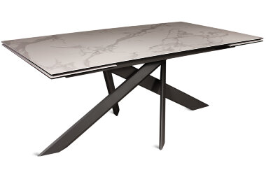 Керамический стол AMADEY мрамор / антрацит  — New Style of Furniture