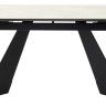 Керамические столы Стол Купер 160 Бежевый мрамор матовый, керамика / черный каркас М-City фото 4 — New Style of Furniture