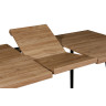 Обеденные столы HAGEN-120 дуб винтажный / чёрный  фото 4 — New Style of Furniture