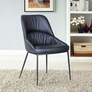 Круглый стол BARKLEY чёрный / чёрный матовый — New Style of Furniture