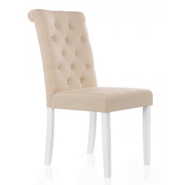 Amelia white / fabric cream — New Style of Furniture