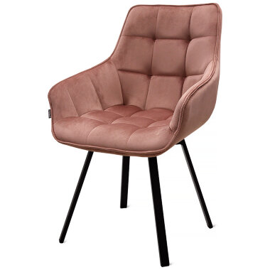 EMILE бархат пыльно-розовый / чёрный — New Style of Furniture