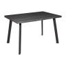 Обеденные столы HAGEN-120 дуб антрацит / чёрный  фото 1 — New Style of Furniture