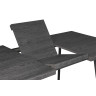 Обеденные столы HAGEN-120 дуб антрацит / чёрный  фото 5 — New Style of Furniture
