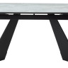 Керамические столы Стол Купер 160 Серый мрамор матовый, керамика / черный каркас М-City фото 3 — New Style of Furniture