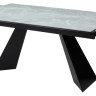 Керамические столы Стол Купер 160 Серый мрамор матовый, керамика / черный каркас М-City фото 5 — New Style of Furniture
