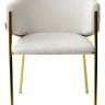 Стулья для кухни Стул DILL WZ2042-18 белая галька, фактурный велюр / золотой каркас М-City фото 4 — New Style of Furniture